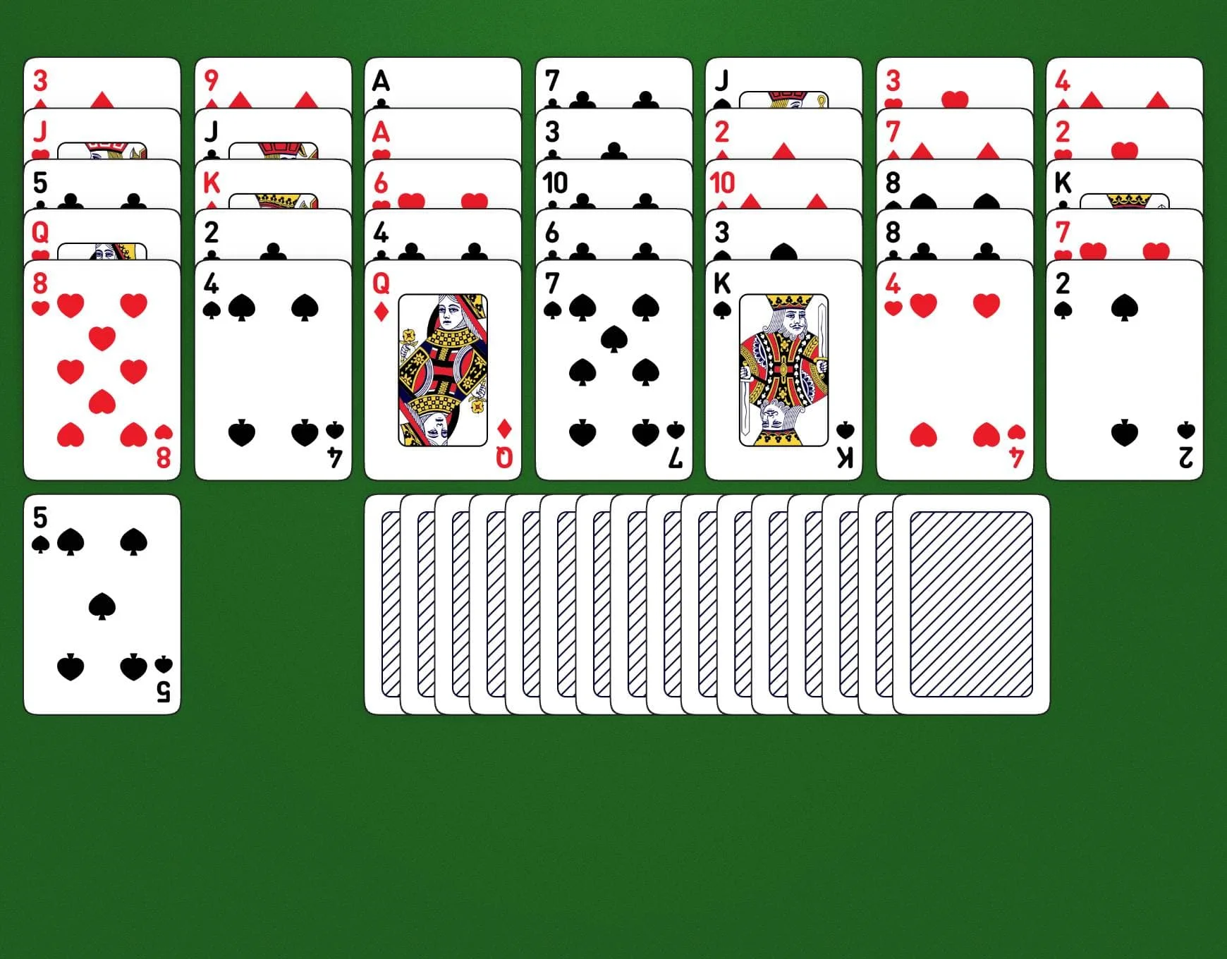 Free no download solitaire